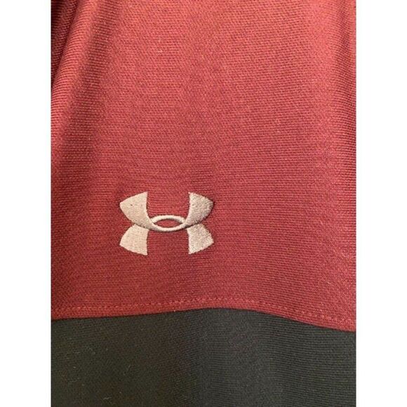 Under Armor Black/Maroon Zip-up (Small) - Picture 3 of 4